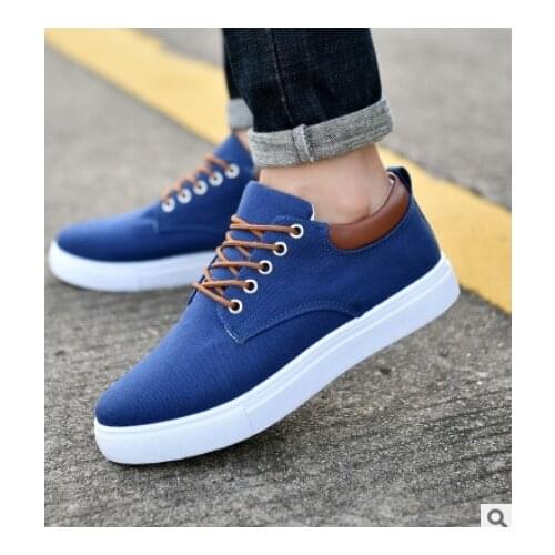 Big Size 39-47 Boys School Shoes Men Canvas Shoes Comfortable Sneakers 2020 Spring New Arrival Runway Shoes Male Sneakers