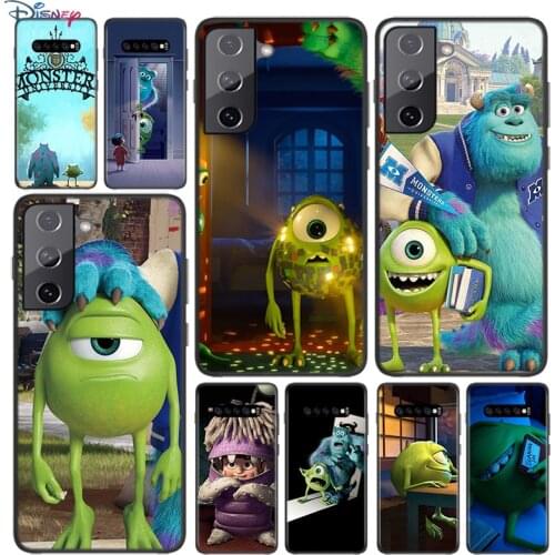 Soft Black Cover Monsters University For Samsung Galaxy S21 S20 FE Ultra S10 S10e Lite S9 S8 S7 Edge Plus Phone Case