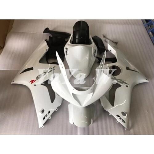 New ABS Motorcycle fairings &Bodywork & Covers kit For KAWASAKI ZX-6R 636 2003-2004 ninja 636 2005-2006 White black