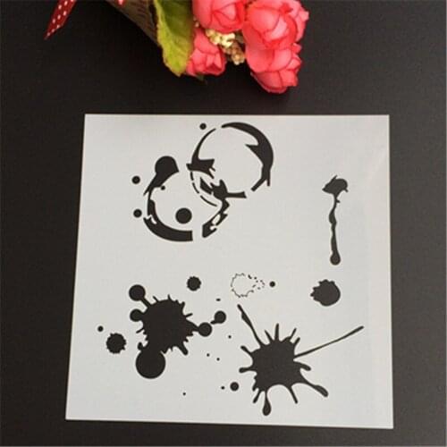 1PC Layering Plastic Stencil Template For DIY Scrapbooking Photo Album Paper Cards Craft New Duster Spray Fondant
