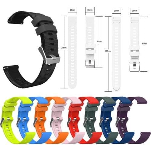 Sports Silicone Wristband Strap Watchband For Garmin Vivoactive 3 /Forerunner 245 Smart Watch Replacement Strap Accessories