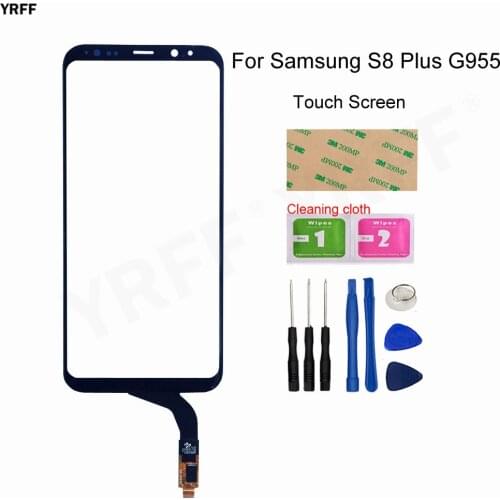 For Samsung S8 Plus Glass Touch Sensor Panel For Samsung Galaxy S8 Plus G955 S8+ Touch Screen Digitizer Panel Repair Part