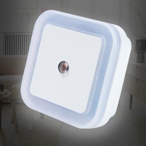 LED Induction Small Night Light Sensor Control Night Lamp Switch Night Bedroom Bedside Light Sensor Lamp EU US Plug Nightlight