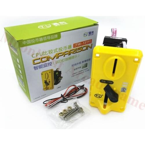 TL TW-131 New Comparable Coin Acceptor Token Selector CPU Intelligent Identification Mechanism For Arcade Game Machine