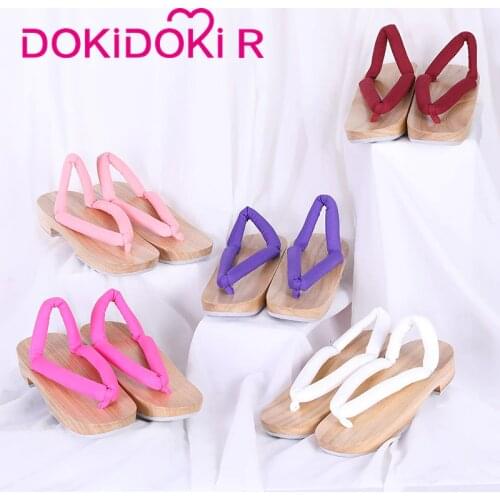 DokiDoki-R Demon Slayer: Kimetsu no Yaiba Cosplay Shoes Nezuko Tanjirou Kochou Shinobu Demon Slayer: Kimetsu no Yaiba Cosplay