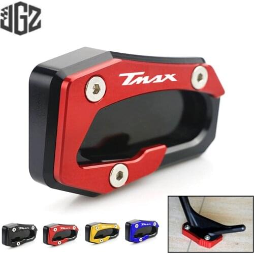 Motorcycle Side Stand Enlarger Kickstand Enlarge Plate Extension Pads for Yamaha T-MAX TMAX 530 SX DX 2017 2018 2019 Accessories