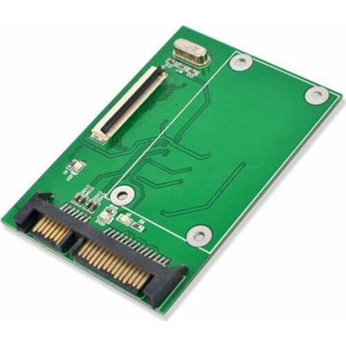 1.8" 40Pin ZIF CE Drive to 22Pin SATA Hard Disk Drive ZIF/CE connector to 7+15 pin SATA male Connector For Toshiba/Hitachi