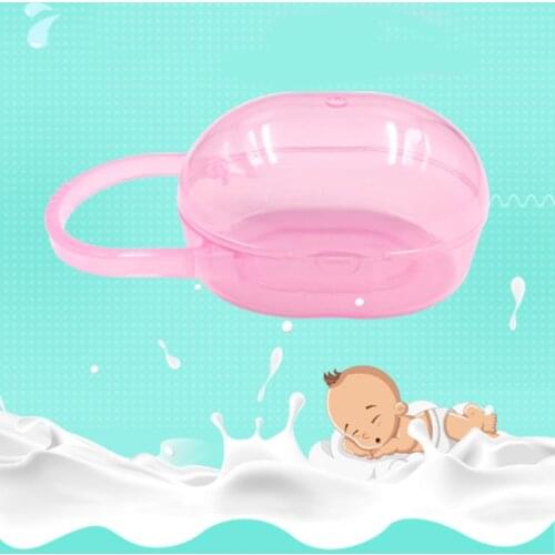 1PCS Baby Pacifier Storage Box Soild Portable Infants Soother Pacifier Nipple Cradle Case Holder Travel Dust Box Cover