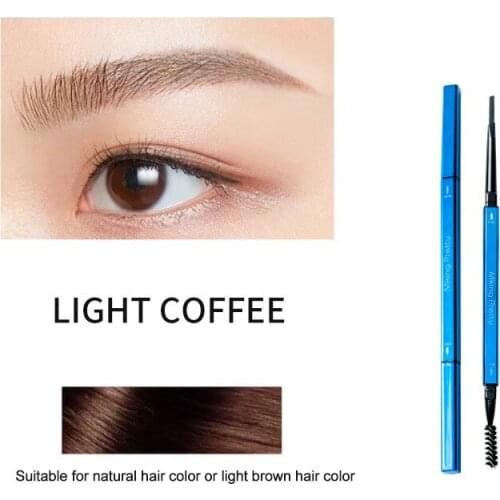 1pcs Triangular Eyebrow Pencil Natural Look Long-lasting Waterproof Sweatproof With Brush Makeup Cosmetics Tools MaquillageTSLM2