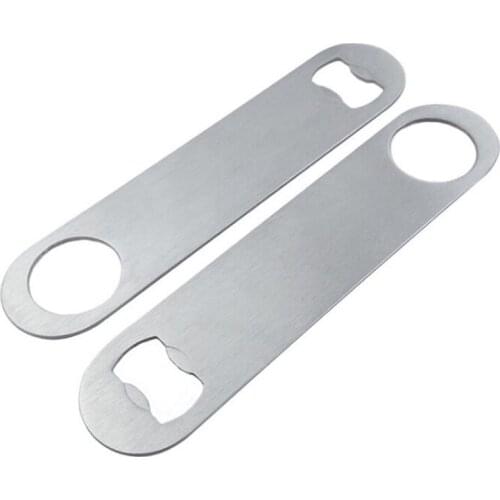 100pcs New Multifunction Stainless Steel Bottle Opener Flat and Long Bottle Opener Bar Tool Beer Wine Tools