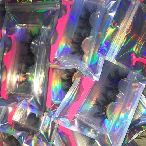 Rainsin 10sets 3d Mink Lashes 25mm Set Fluffy Wholesale Handmade Lash with Pink Applicator Packaging Box Tweezers Bulk 28mm