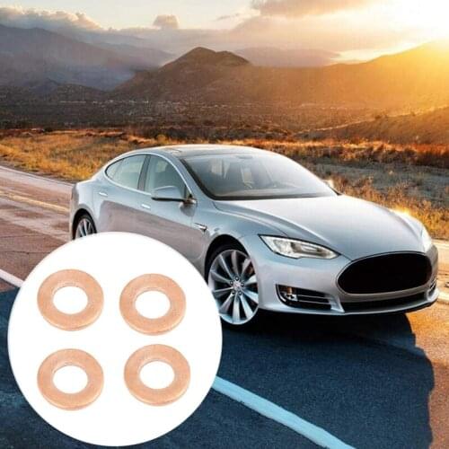 4Pcs Fuel Injector Seal Copper Washer for ford Transit MK7 2.2 2.4 3.2 2006