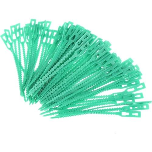 50/20/100pcs 13cm Plastic Plant Support Clips Clamps For Plants Hanging Vine Garden Greenhouse Vegetables Tomatoes Clips