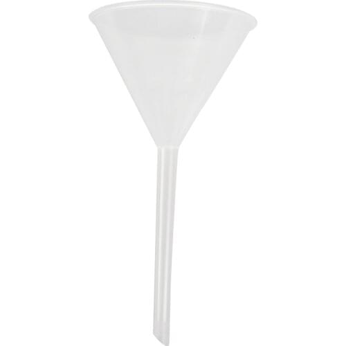 90 mm plastic Transparent funnel for kitchen / lab / garage / car fluids