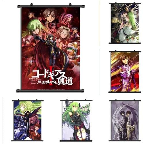 CODE GEASS Anime Manga Wall Poster Scroll Home Decoration Wall Art