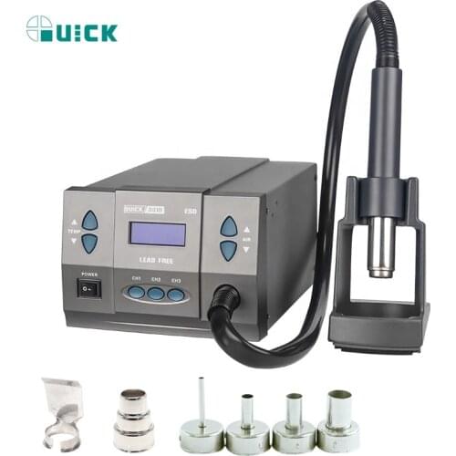 Quick 881D 110V/220V Rework Station 1300W Quick 861DW Flagship Edition BGA Soldering Hot Air super power Rework Station