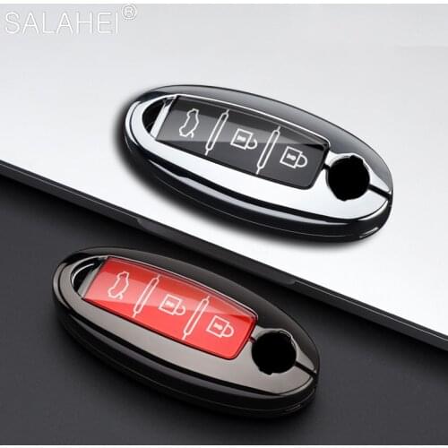 Zinc Alloy Car Key Cover Ring For Nissan Qashqai J10 J11 X-Trail t31 t32 kicks Tiida Pathfinder Murano Note Juke 370Z Cube Micra