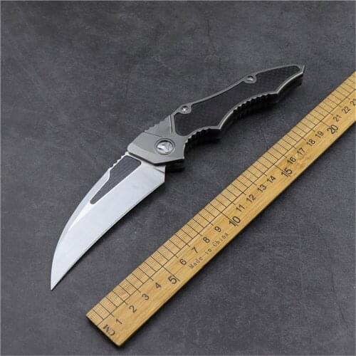 Hawk outdoor survival quick open folding knife claw sub knife D2 blade sharp tactical defensive hunting knife EDC tool