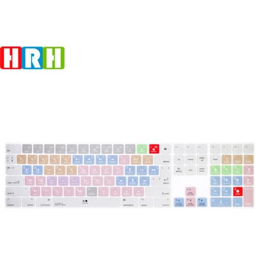 HRH Avid Pro Tools Shortcuts Keyboard Skin Cover Laptop for MacBook Air Pro Retina 13" 15" 17" Release Before 2016+US/EU Version