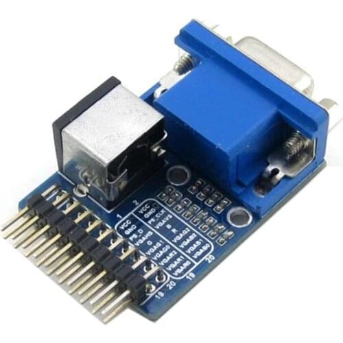 VGA to PS2 Module VGA PS2 Test Module Adapter Board Development Board