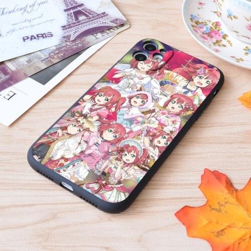 For iPhone Ruby Kurosawa Collage Love Live Print Soft Matt Apple iPhone Case