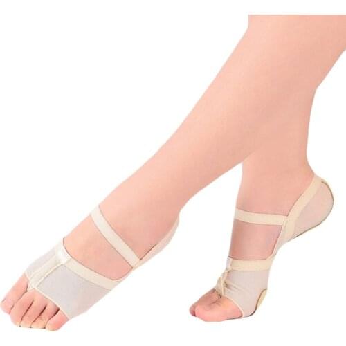 Yoga Socks Backless Anti-slip Five Fingers Half Toe Dance Sock 5 Toeless Ballet Gym Fitness Sport Socken New