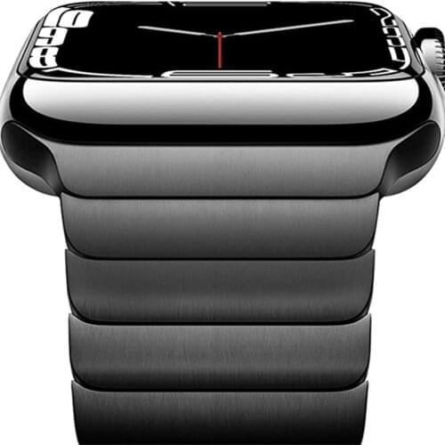 Metal Link Bracelet For Apple Watch SE Series 6 Band 44mm 40mm iWatch 42mm 38mm For Applewatch 5 4 3 Stainless Steel Strap