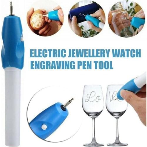 DIY Carving Pen Portable Electric Engraving Pen Engrave Carve Tool for Steel Jewellery Metal Glass Wood Carving Leather Craft