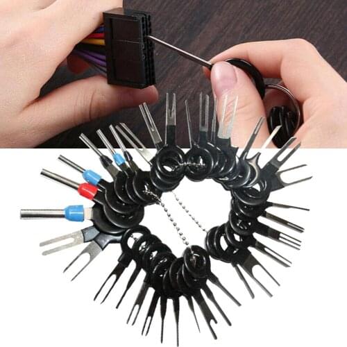 36Pcs Car Terminal Removal Wire Plug Connector Extractor Puller Release Pin 2019