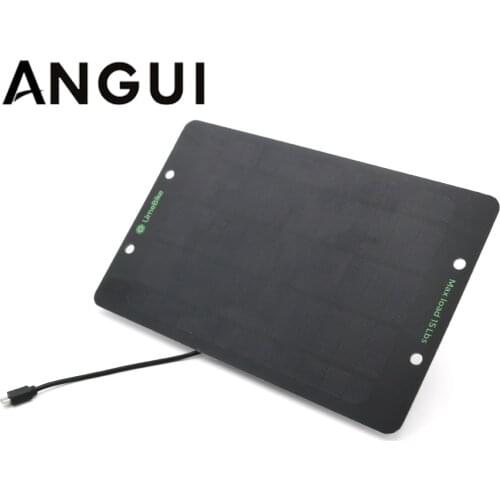 Solar Battery Charger Micro USB port 5V 1200mA Charge Regulators Solar Panel 6W Outdoor Power Li-ion Batteries Android