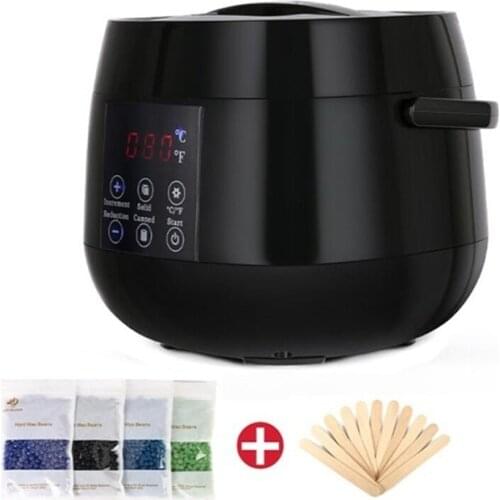 Hair Removal Tool LCD Display Smart Wax Heater Hands Feet Epilator Personal Depilatory Skin Care Paraffin Wax Warmer Machine Kit