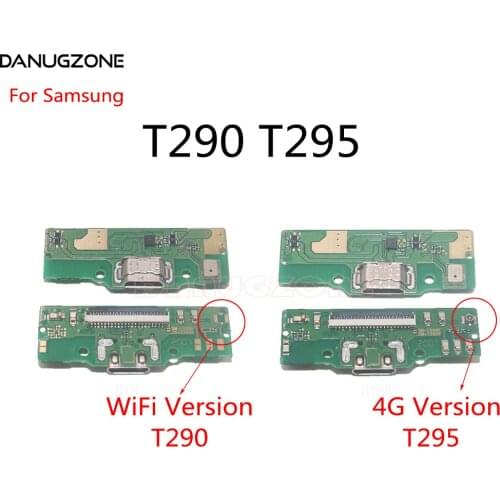 10PCS/Lot For Samsung Galaxy Tab A 8.0 2019 T290 T295 USB Charging Dock Port Socket Jack Connector Charge Board Flex Cable