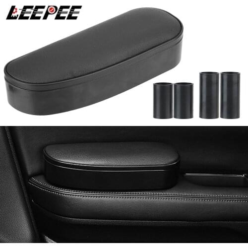 Car Armrest Box Storage Case Adjustable Height Hand Elbow Support Self-adhesive Anti Slip Mat Rest Support Auto Decorations