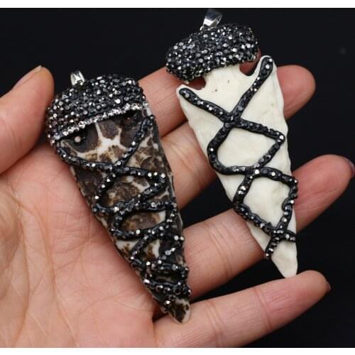 Women Pendant Arrow-Shaped Acrylic For Jewelry Making Charms DIY Necklace Bracelet Anklet Accessory