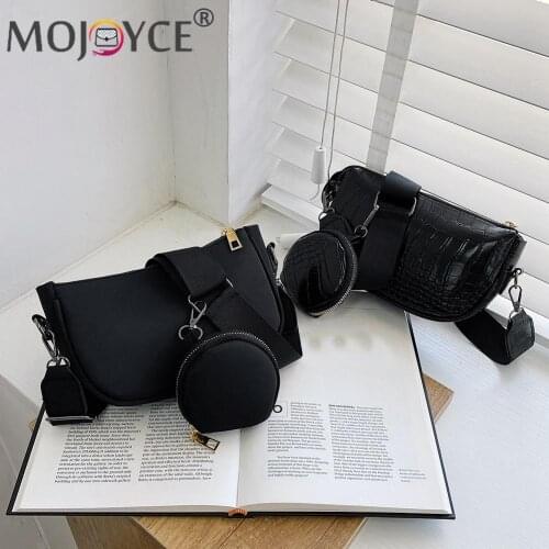 Female Crossbody Handbags with Alligator Pattern Composite Designs Tote Embossing Shoulder Underarm Bags for Shopping