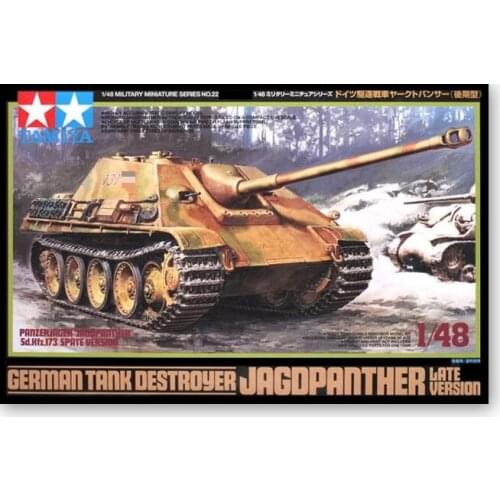 1/48 German Cheetah Late Tank Tamiya Assembly Model The Second World War Collection Plastic Building Painting Model Kits Toys