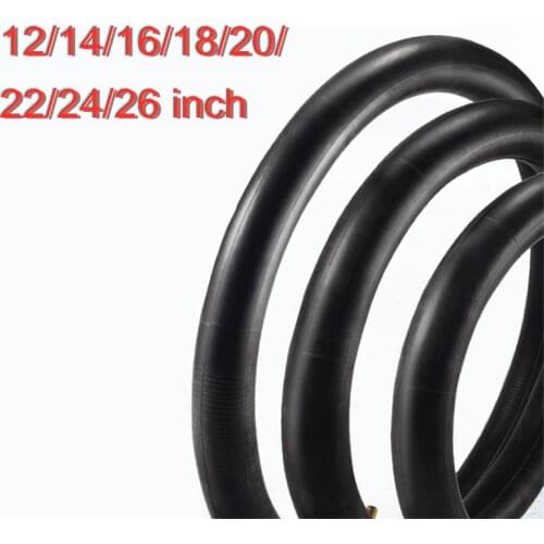 1PCS Bike Inner Tube For Mountain Road Bike Tyre Rubber Bicycle Tube Tire 12/14/16/18/20/22/24/26 inch American Valve Tube