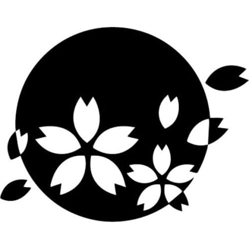 14.9X11.6CM Funny Flower Vinyl Decal Car Sticker Japan Car Window JDM