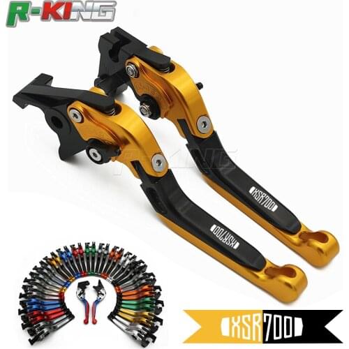For YAMAHA XSR 700 ABS XSR700 2016 2017 2018 Motorcycle Accessories Folding Extendable Brake Clutch Levers