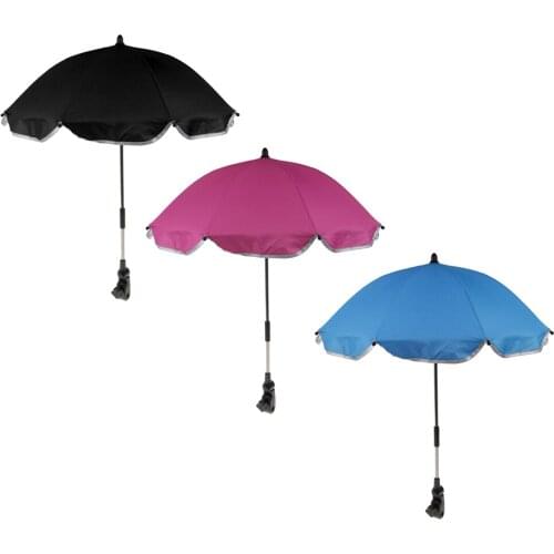 Baby Toddler Children Flexible Sun Umbrella Parasol Buggy Pushchair Pram Stroller Canopy Covers