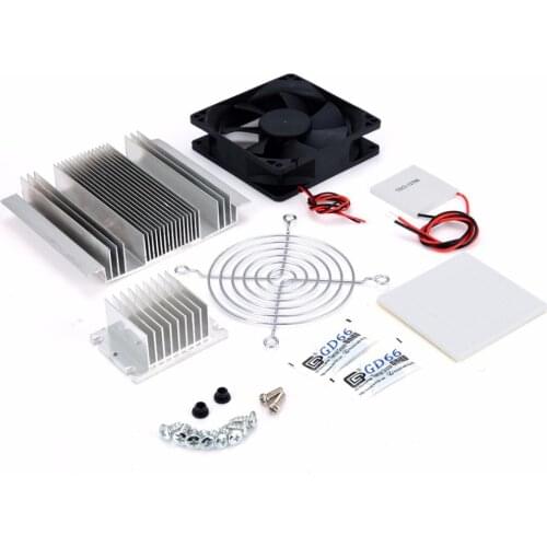 Exquisite 1pc DC 12V Metal Peltier Semiconductor Cooler DIY Kit For Refrigeration Air Conditioner System