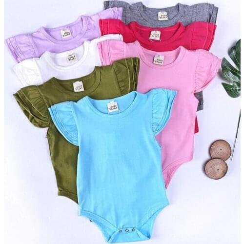 Baby Girl Summer Clothes Infant Girl Sleepwear Newborn Boy Romper Fly Sleeve Short Sleeve Outfits Ropa Verano Monos De Verano