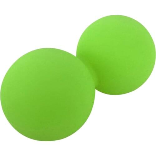 Peanut Massage Balls Yoga Double Lacrosse Ball Silicone Deep Tissue Massage Muscle Reliefer Mobility Ball for Physical Therapy