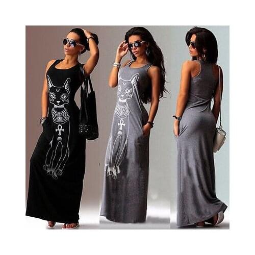 Fashion Elegant Women Summer Sexy Casual Boho Long Maxi Beach Dress Sundress S-XL Plus Size