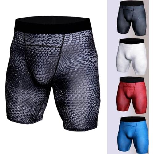 Brand Clothing Mens Shorts Tights Men Compression Short Fitness Bodybuilding Short Pants Gyms Quick Dry Slim Fit Shorts Leggings