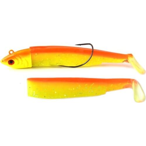 Soft Fishing Lure Jig Lead Head 15g 30g Swimbaits Silicone Baits Jigging Lure Sinking Artificial Bait for Bass Pike Fishing