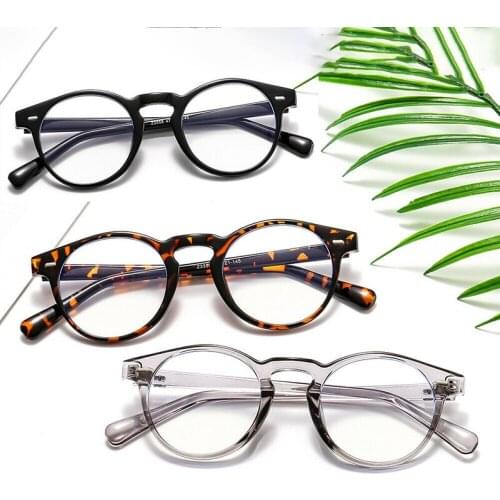 Anti-Blue Light Glasses Retro Round Blue Ray Blocking Eyewear Eyeglasses Computer Radiation Protection Eyewear 4 Colors