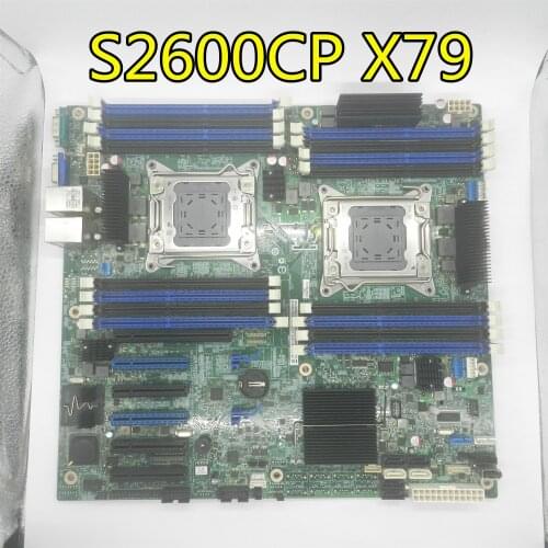 S2600CP X79 Server Motherboard LGA2011 Tested Working