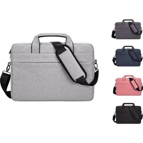 2 PCS Laptop Bag 13.3/14.1/15.4/15.6 Inch Waterproof Notebook Sleeve Case with Shoulder Straps & Handle Briefcase Wholesale X2