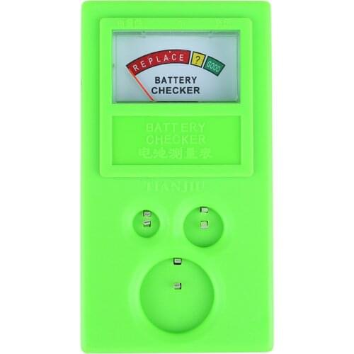 1PCS Button Coin Cell Battery Power Checker Tester Electronic Measuring Device Tester Tool 1.55V 3V LR44 CR2032 CR2025 Plastic